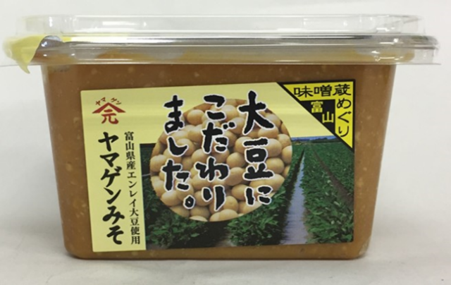 大豆にこだわりました。Eマーク富山県産えんれい大豆仕込み味噌　300ｇ【山元醸造/1426】