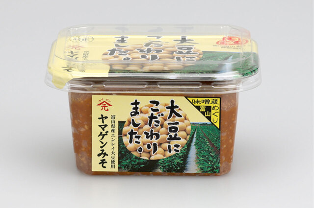 大豆にこだわりました。Eマーク富山県産えんれい大豆仕込み味噌　300ｇ【山元醸造/1426】
