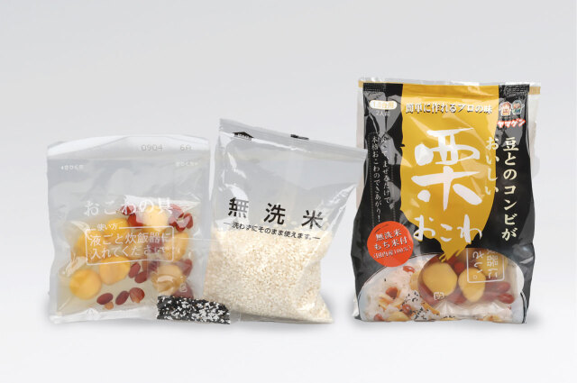 おこわ 炊飯器で本格的なおこわが！無洗米 栗おこわセット【山元醸造/7020】