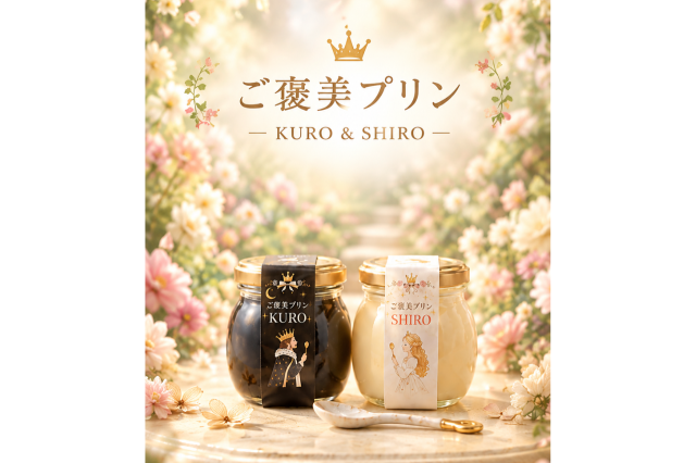 ご褒美プリン　KURO&SHIRO