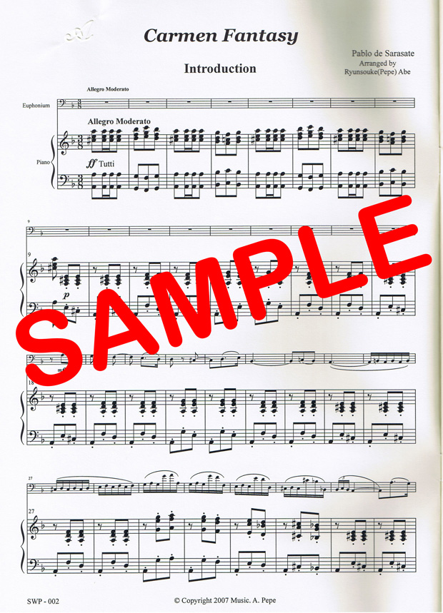 Carmen Fantasy(P.de Sarasate) - カルメン・ファンタジー (P.サラサーテ)