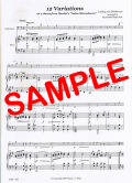 12 Variations(L.van Beethoven) - 12の変奏曲 (L.ベートーヴェン)