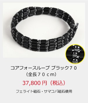 コアフォース・ループ/ブラック　70cm