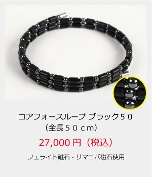 コアフォース・ループ/ブラック　50cm