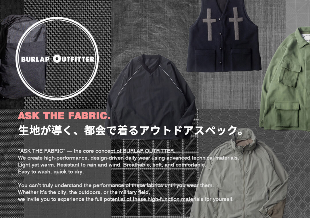 BURLAP OUTFITTER(バーラップ アウトフィッター)