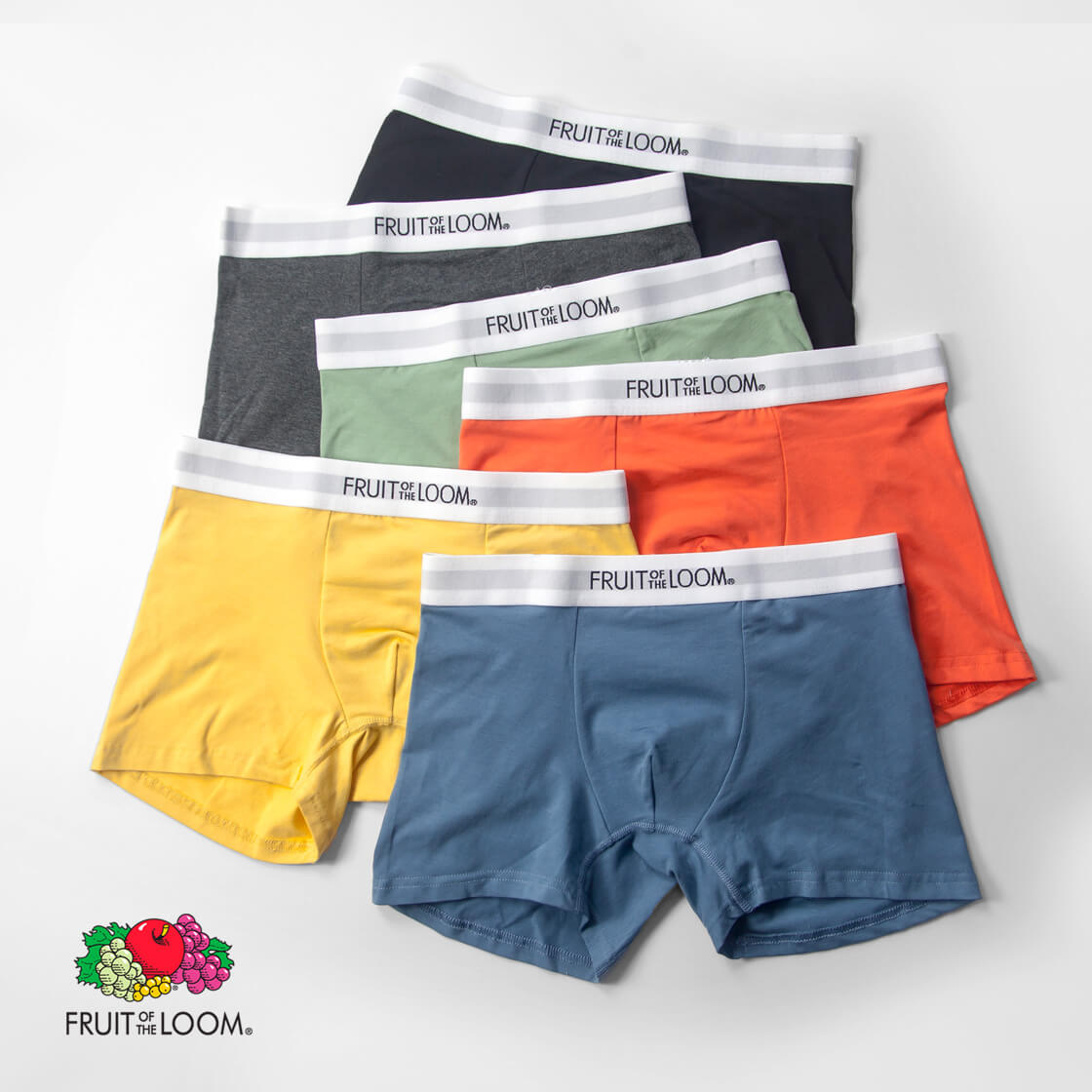 FRUIT OF THE LOOM フルーツオブザルーム ボクサーパンツ 全11色 無地 アンダーウェア 下着 メンズ
