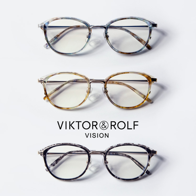 VIKTOR＆ROLF ヴィクター＆ロルフ ウェリントンフレーム メガネ 度付き 伊達 70-0202