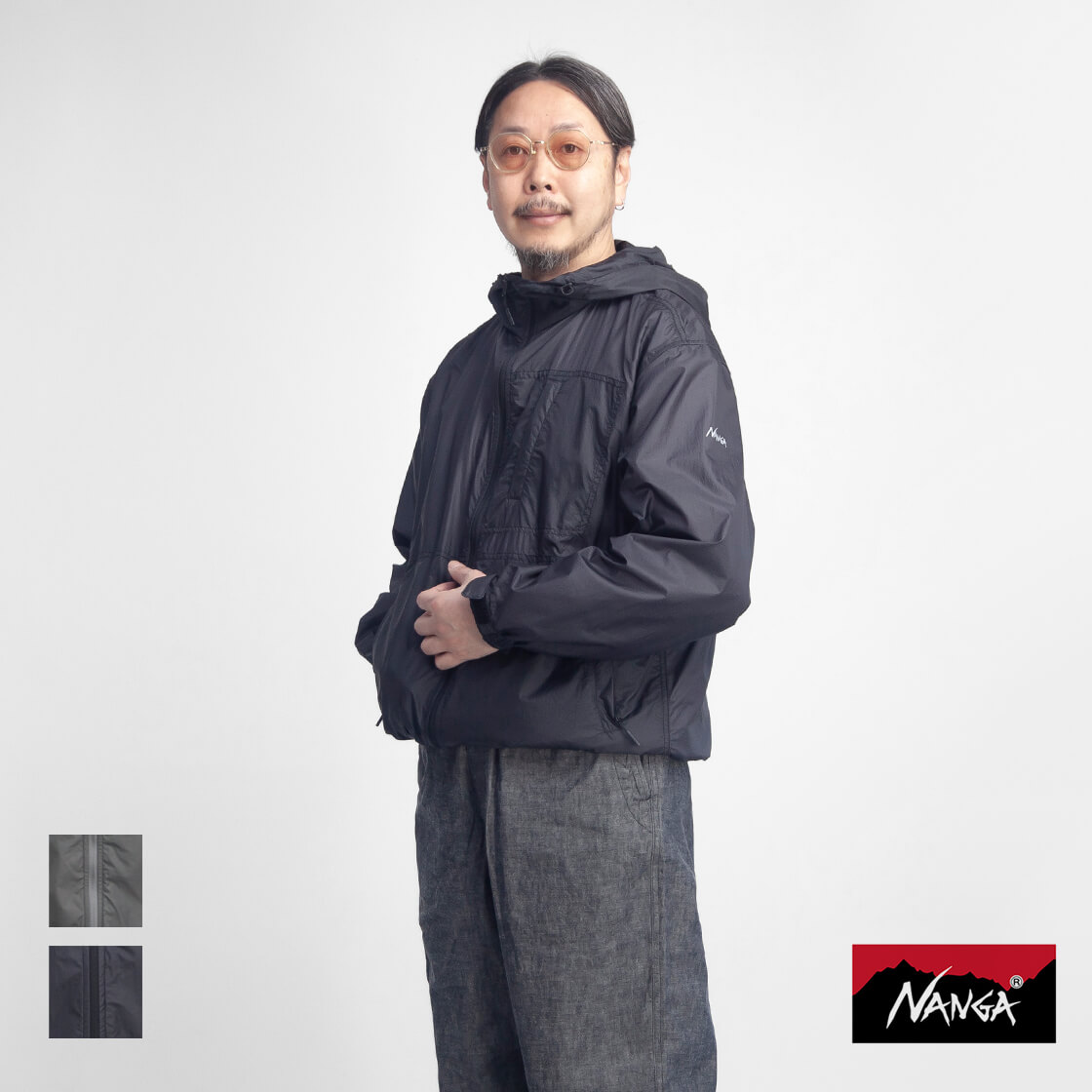 NANGA ナンガ マイクロリップナイロン SHEER JACKET シアージャケット 日本製 メンズ