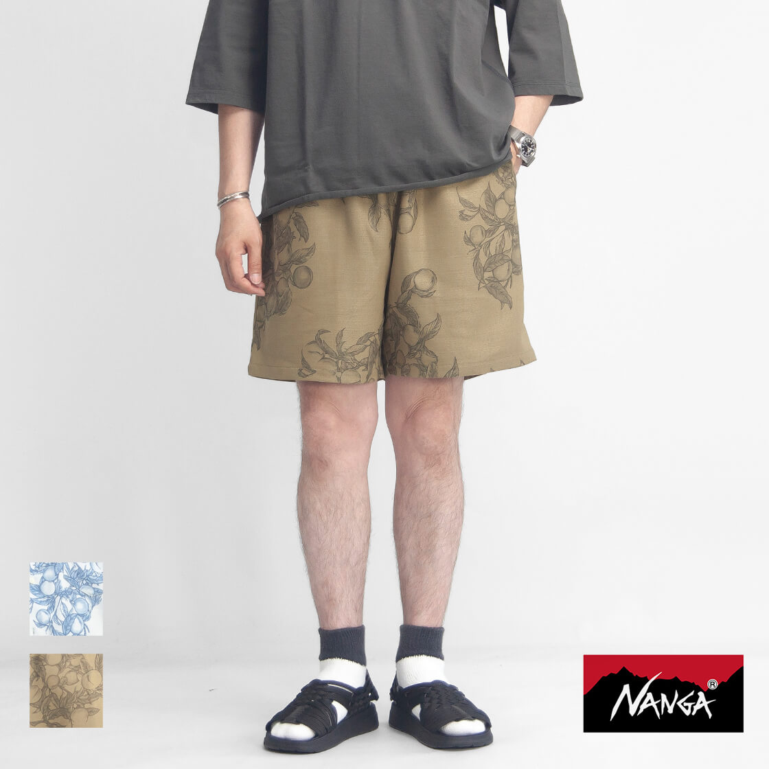 NANGA ナンガ HOLI ホーリー SALUD SHORTS サルーショーツ ショートパンツ セットアップ対応 メンズ
