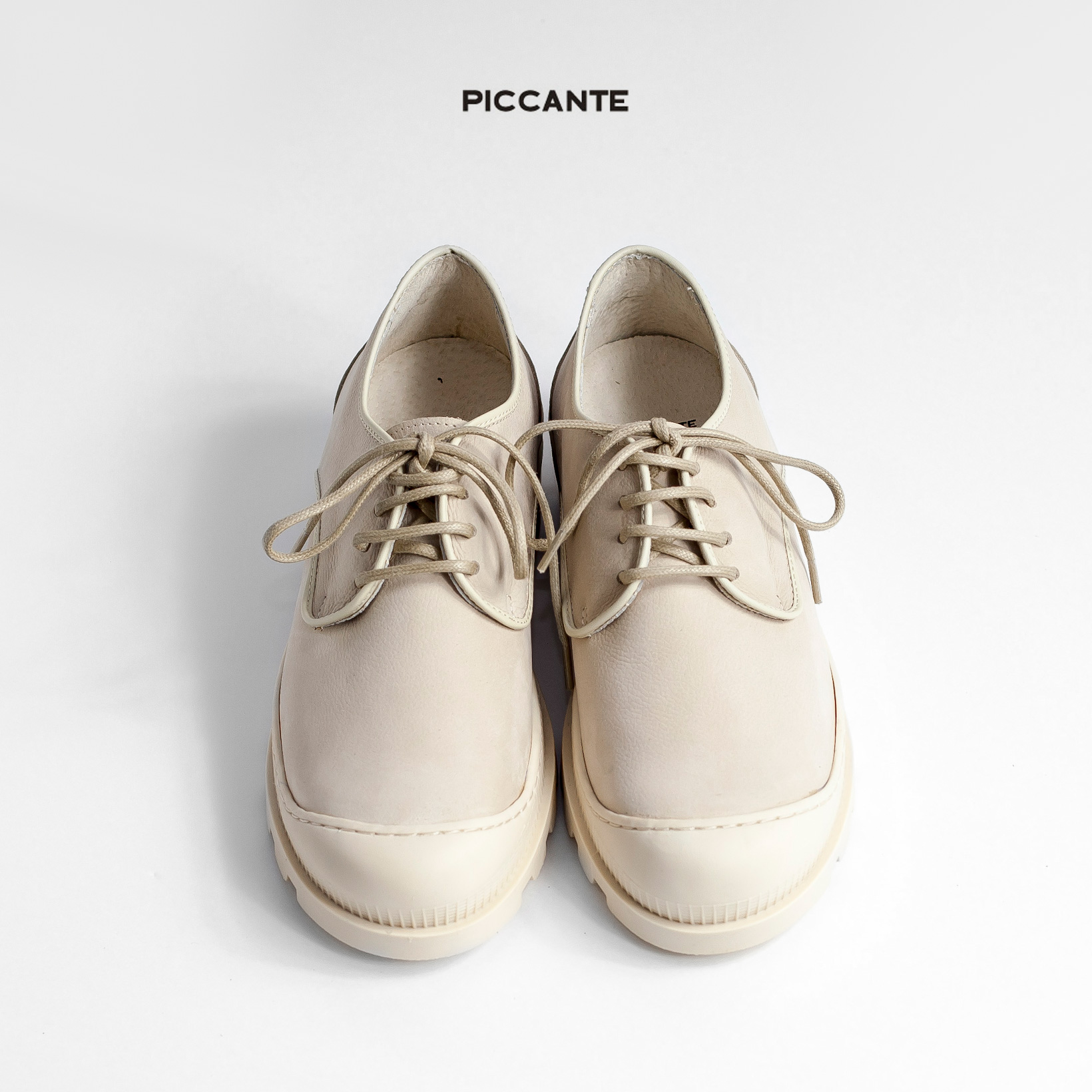 PICCANTE ピカンテ 牛革ヌバック ワークソールレザーシューズ 本革 メンズ