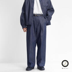 Upscape Audience オーディエンス 11オンスセルヴィッチデニム 1タック バレルパンツ セットアップ対応 日本製 メンズ