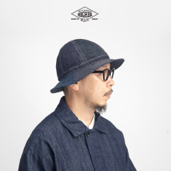 HIGHER ハイヤー デニムマルチパネルハット 帽子 日本製 メンズ レディース ユニセックス 