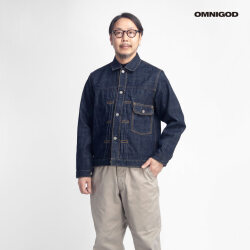 OMNIGOD オムニゴッド セルヴィッチデニム 1ST デニムジャケット Gジャン 日本製 メンズ