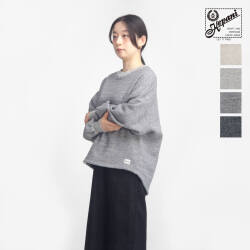 Kepani ケパニ 裏起毛 クルーネック スウェット トレーナー 裾ドローコード Kailua 日本製 レディース