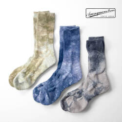 AnonymousIsm アノニマスイズム アンイーブンダイブークレ クルーソックス 日本製 靴下 メンズ