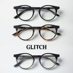 GLITCH グリッチ Pilton ピルトン glh-1001 ボストンフレーム 伊達 度付き