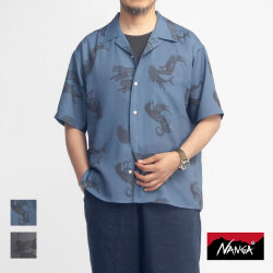 NANGA ナンガ HOLI ホーリー サルーシャツ SALUD SHIRT オープンカラーシャツ セットアップ対応 メンズ