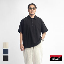 NANGA ナンガ DOTAIR COMFY POLO SHIRT ドットエアコンフィー ポロシャツ メンズ