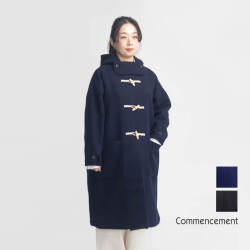 Commencement コメンスメント ダッフルコート ロング ウール 日本製 C-310 レディース