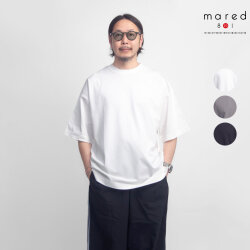 Mared マレッド 強撚天竺 スプリットラグランスリーブTシャツ 日本製 メンズ