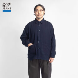 JAPAN BLUE JEANS ジャパンブルージーンズ インディゴ刺し子 シャツジャケット 日本製 メンズ