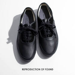 REPRODUCTION OF FOUND リプロダクションオブファウンド US NAVY ミリタリートレーナー ナッパ×スエード 本革 スニーカー メンズ