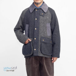 YOUSED ユーズド ヴィンテージハリスツイードカントリージャケット リメイク メンズ