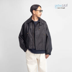 YOUSED ユーズド オールレザー MK-4フライトジャケット 本革 革ジャン リメイク メンズ