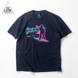 THRIFTY LOOK スリフティールック MICHAEL JACKSON マイケル ジャクソン ヴィンテージ加工 プリントTシャツ バンドT