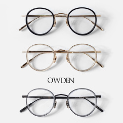 OWDEN オウデン BERLIN SOFT コンビネーション ボストンフレーム 日本製 メガネ 度付き 伊達