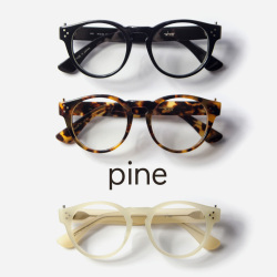 pine パイン 1002 ボストンフレーム 日本製 鯖江 メガネ 度付き 伊達