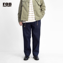 FOB FACTORY FOBファクトリー 888デニム トラックパンツ イージーパンツ 日本製 メンズ