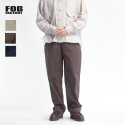 FOB FACTORY FOBファクトリー コットンウェザー トラベルパンツ イージーパンツ
