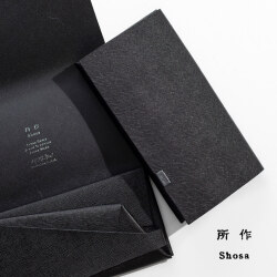 所作 shosa 長財布 ロングウォレット 型押し プリズム 本革 レザー 日本製 メンズ レディース