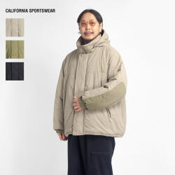 CALIFORNIA SPORTSWEAR カリフォルニアスポーツウェア PCU LEVEL7 モンスターパーカー ショート Sorona中綿 メンズ