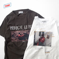 TRICOMER トリコメル JEAN LUC GODARD ロゴ プリントTシャツ レディース