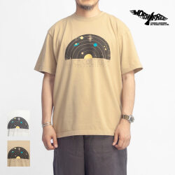 WORN FREE ウォーンフリー アリス・コルトレーン SPACE VINYL プリントTシャツ ヴィンテージウォッシュ メンズ