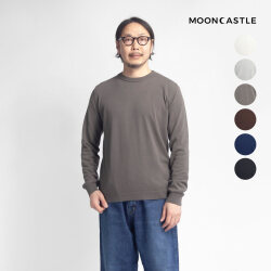 MOONCASTLE ムーンキャッスル IC7 アイスコットン クルーネックニット 月城ニット 日本製 メンズ