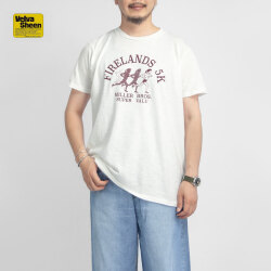 VELVA SHEEN ベルバシーン スラブ天竺 FIRELANDS プリントTシャツ メンズ