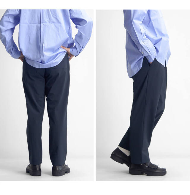 COOCHUCAMP クーチューキャンプ ストレッチナイロン ワイドテーパード