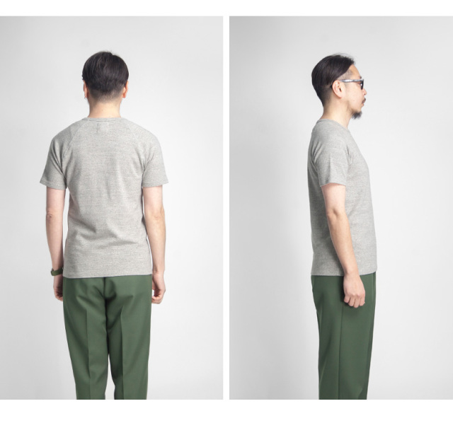 Kepani ケパニ スパンフライス ラグランスリーブ Tシャツ 日本製