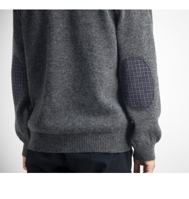 Soglia ソリア LERWICK シェットランドウール ヘンリーネックニット