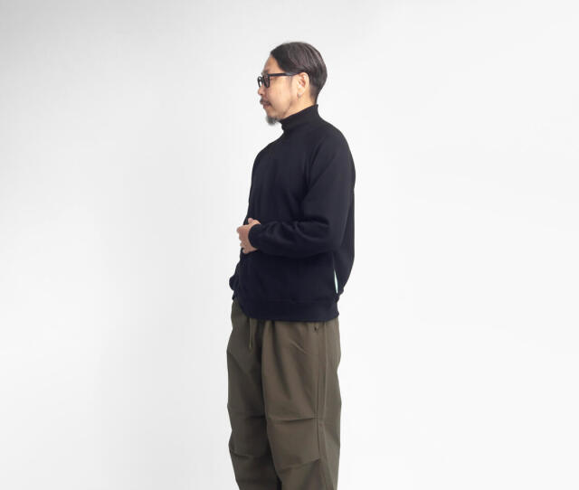 Soglia ソリア NERDS ハイネックスウェット 裏毛 日本製 メンズ