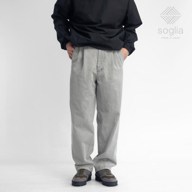 Soglia ソリア スーパーブリーチ ブラックデニムパンツ 日本製 メンズ