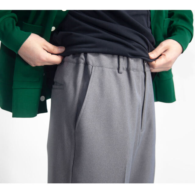 メンズウェア CLUBHAUS Soglia Center Press Easy Pants CLUBHAUS x Soglia Center Press Easy Pants