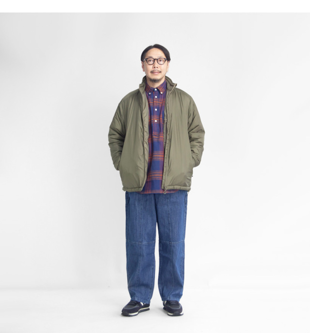 KEELA キーラ BELAY PRO JACKET プリマロフト中綿 スタンドブルゾン メンズ