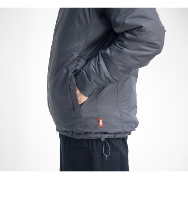 ら*丸様 KEELA　キーラ　ビレイプロジャケット　プリマロフト　ブラック　M 楽天市場】KEELA キーラ BELAY PRO JACKET プリマロフト中綿 スタンド