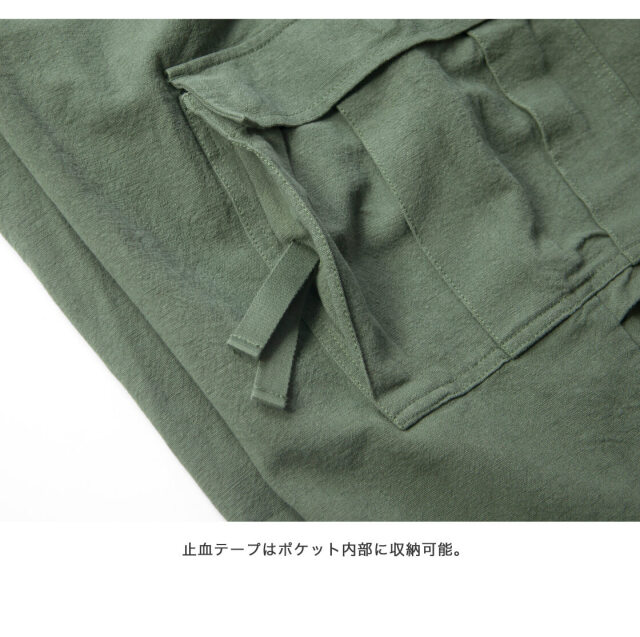 M-65 カーゴパンツ 止血紐付 M-65 カーゴパンツ 止血紐付 アルミジップ ヴィンテージM-65パンツを穿