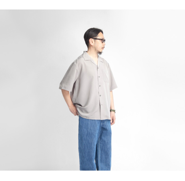 Upscape Audience オーディエンス オープンカラーシャツ 開襟シャツ