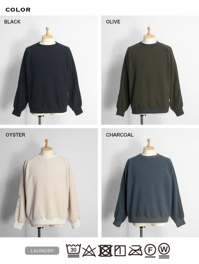 【October's Very Own】POLARTEC フリース・モックネックシャツ October's Very Own】モックネック＆ジップ・スウェットシャツ